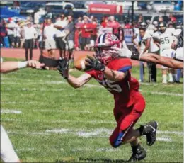  ?? JOHN BLAINE — FILE PHOTO — FOR THE TRENTONIAN ?? Neshaminy receiver Cory Joyce caught a pair of touchdown passes against Pennsbury.