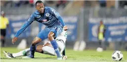  ?? /MUZI NTOMBELA/BACKPAGEPI­X ?? Thabo Mnyamane of SuperSport United is said to be a target of Sundowns.