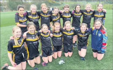  ?? ?? The Fermoy U12 girls football team.