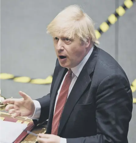  ?? PICTURE: UK PARLIAMENT/JESSICA TAYLOR/PA WIRE ?? 0 What Boris Johnson laid out to the Commons fell short of what lurid headlines predicting the end of lockdown suggested