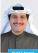 ??  ?? Khalid Al Sanousi