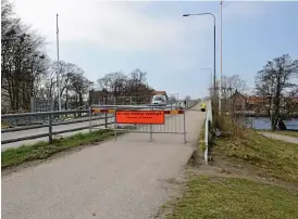  ?? Bild: MARTIN ÖRTEGREN ?? KLART I TID. Renovering­en av Söderbron kommer att bli klar i slutet av maj.