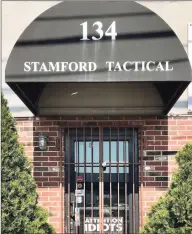  ?? Matthew Brown / Hearst Connecticu­t Media ?? The former site of Stamford Tactical at 134 Jefferson Street in Stamford, Conn., shown on Wednesday, is being proposed as a location for a new shooting range.