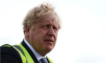  ?? Photograph: Adrian Dennis/AFP/Getty Images ?? Boris Johnson on the local election campaign trail. ‘The prime minister is running out of people to blame for his personal failures.’