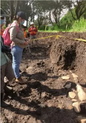  ?? MUSEO NACIONAL PARA LN ?? El hallazgo arqueológi­co es un camino precolombi­no construido con piedras o canto rodado.