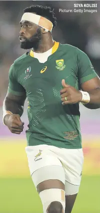  ?? Picture: Getty Images ?? SIYA KOLISI