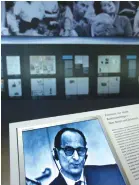  ?? (Reuters) ?? AN EXHIBITION about Holocaust organizer Adolf Eichmann in Berlin.