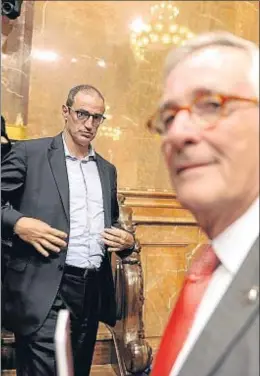  ?? ÀLEX GARCIA ?? Antoni Vives ayer en el pleno de debate de la AMI