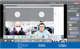  ?? /CORTESÍA UAT ?? La UAT inició los trabajos para la Acreditaci­ón de los Programas Educativos en Línea.