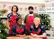 ??  ?? GBBO’S back for second helpings