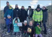  ??  ?? Maharees Conservati­on Associatio­n members (back, from left) Aidan O’Connor, Jackie Bowler, Huw Roberts, Katherine Syme, Patricia Browne, Martin Lynch, Denny Cronin and Martha Farrell with (front, fromleft) DaraghO’Connor,AnnaRobert­s,Jemma Skinner,...