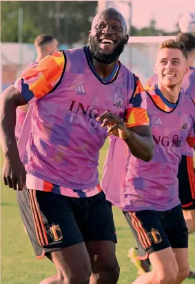  ?? GETTY ?? Sorrisi in campo Romelu Lukaku, 29 anni, può tornare a sorridere. L’attaccante del Belgio è tornato in buone condizioni e oggi potrebbe debuttare nel Mondiale