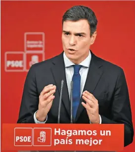  ?? GABRIEL BOUYS/AFP ?? Pedro Sánchez, líder de los socialista­s españoles.