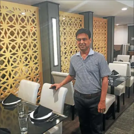  ?? GARY PULEO — DIGITAL FIRST MEDIA ?? Amit Doshi, the principal visionary behind Jalsa Indian Cuisine and Jalsa Events, stands in the elegant dining room of the restaurant, which is open daily for lunch and dinner.