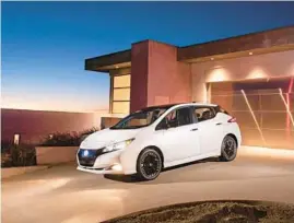  ?? NISSAN ?? The 2023 Nissan Leaf.