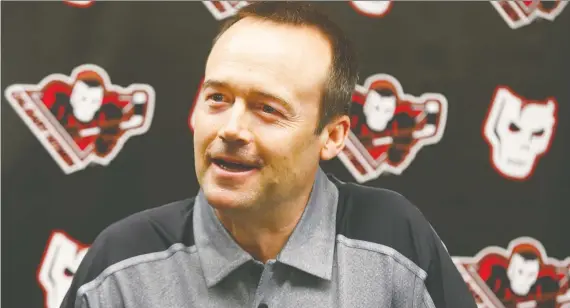  ?? JIM WELLS/FILES ?? Calgary Hitmen general manager Jeff Chynoweth says he’s hoping to land a forward and a defenceman when the import draft is held on Wednesday morning.