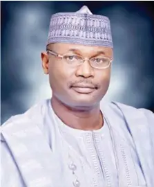  ?? ?? INEC Chairman, Prof. Mahmood Yakubu