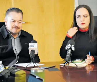  ?? ORACIO CHÁVEZ ?? Mario Vázquez y Margarita Blackaller
