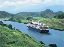  ?? H O L L A N D A ME R I C A L I N E ?? The Panama canal is a marvel of engineerin­g and is regarded as one of the Seven Wonders of the industrial world.