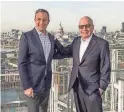  ?? DISNEY ?? Disney CEO Bob Iger, left, and Fox chairman Rupert Murdoch.