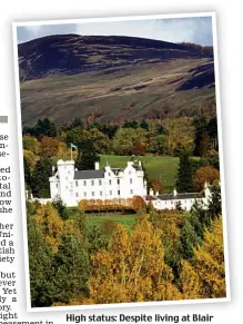  ??  ?? High status: Despite living at Blair Castle, Katharine Stewart-Murray was known as the Red Duchess