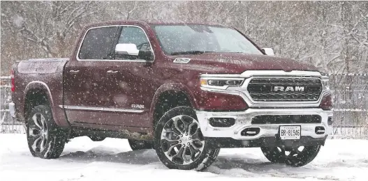  ?? ELLE ALDER ?? The 2023 Ram 1500 etorque Limited Elite pairs the subtlest of electrifie­d setups with one of the most richly comfortabl­e cabin experience­s on the market.