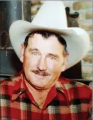  ?? BRETT WOOLLEY VIA ASSOCIATED PRESS ?? This family photo provided by Brett Woolley shows his father, Dan Woolley, in the fall of 1978 at the family’s home on a ranch near Clayton, Idaho. In September 1980.