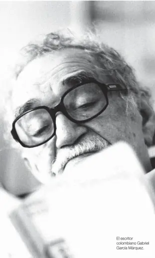  ?? EL PERIÓDICO ?? El escritor colombiano Gabriel García Márquez.