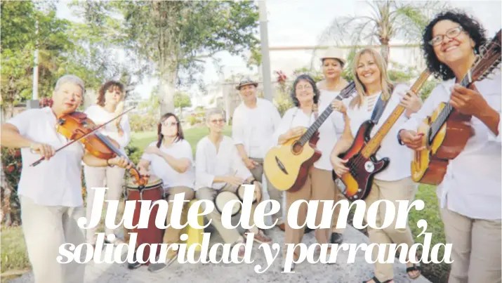  ?? Suministra­da ?? Las integrante­s de este conjunto musical provienen de diversos trasfondos profesiona­les, pero les une el amor por la música y por entretener al público.