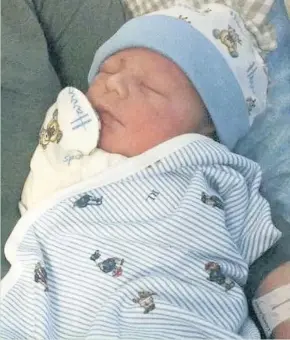  ??  ?? Baby Bale Lucius Perry, named in honour of Gareth Bale