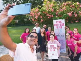  ?? SUNSTAR FOTO / AMPER CAMPAÑA ?? 12TH EDITION. Organizers of the Pink October Run are ready to host the event’s 12th edition this year.