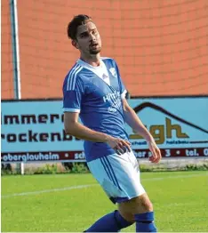  ?? Foto: Karl Aumiller ?? Torjäger Lukas Filbrich vom SV Villenbach ist FCA Fan und hofft diese Saison auf den Aufstieg mit seiner Mannschaft von der B Klasse in die A Klasse.