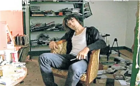  ??  ?? The Earl of Cardigan, claims he lost £50,000 in rent as a result of his difference­s with his trustee, Wilson Cotton. Pete Doherty, at Sturmy House in 2009, was said to have left the property daubed in graffiti and overrun with feral cats