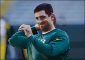  ?? MIKE ROEMER — THE ASSOCIATED PRESS, FILE ?? Green Bay Packers and former Cal quarterbac­k Aaron Rodgers said he zill be a guest host on “Jeopardy!”