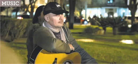  ?? Danny Zaragoza / Hearst Newspapers ?? William Patrick Corgan, known to Smashing Pumpkins fans as Billy Corgan, sings with his natural voice on his new solo release.