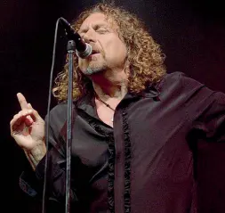  ??  ?? Star internazio­nale Robert Plant