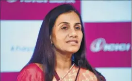  ?? MINT/FILE ?? ICICI Bank CEO and MD Chanda Kochhar