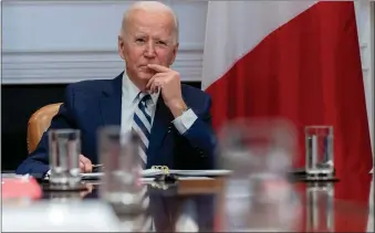  ??  ?? US President Joe Biden has agreed to suspend the 25 per cent levy on Scotch whisky for four months