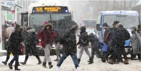  ?? ANDREW FRANCIS WALLACE/TORONTO STAR ?? Using a little poetic licence, Edward Keenan writes: “It was the best of snows, it was the worst of snows . . . It was the winter of despair.”