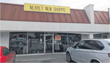  ?? [PHOTO PROVIDED] ?? The Original Nearly New Shoppe at 7712 N May in Oklahoma City.