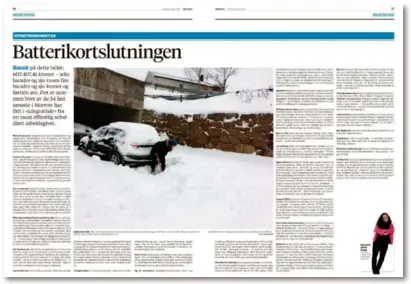  ?? ?? Faksimile fra Agderposte­n lørdag 20. januar.