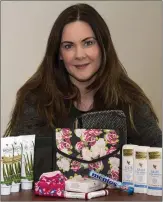  ?? Caroline McCarthy is compiling ‘comfort packs’ for cancer patients and appealing for sponsorshi­p for the campaign. Photo by John Reidy ??