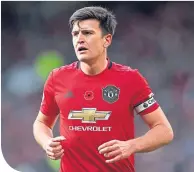  ??  ?? United’s Harry Maguire