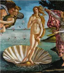  ?? ?? The goddess of love in Botticelli’s “The Birth of Venus.” Love is an ancient symbol of unity.