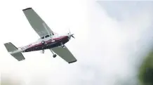  ?? ANDREW HARNIK/ THE ASSOCIATED PRESS ?? This plane, photograph­ed recently near Manassas Regional Airport in Virginia, is among a fleet of surveillan­ce aircraft operated by the FBI, primarily to target suspects under federal investigat­ion. The planes can sweep up cellphone data.