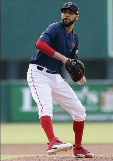  ?? Photo by Louriann Mardo-Zayat / lmzartwork­s.com ?? In his second rehab start with the PawSox, lefty David Price allowed seven hits and six runs in 2.2 innings of work Wednesday against Louisville at McCoy Stadium. Price threw 89 pitches and struck out four batters.