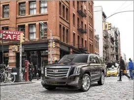  ?? GENERAL MOTORS ?? Morgan Stanley analyst Adam Jonas estimates the Escalade produces about $1 billion in annual profit, part of a $2B earnings lead GM has over Ford across large SUVs.