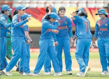  ?? GETTY IMAGES ?? After beating New Zealand and Pakistan, Harmanpree­t Kaurled India will look to keep their winning record intact against Ireland in the Women’s World T20 match in Guyana on Thursday.