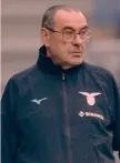  ?? GETTY ?? Tecnico Maurizio Sarri, 64 anni. Seconda stagione alla Lazio