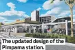  ?? ?? The updated design of the Pimpama station.